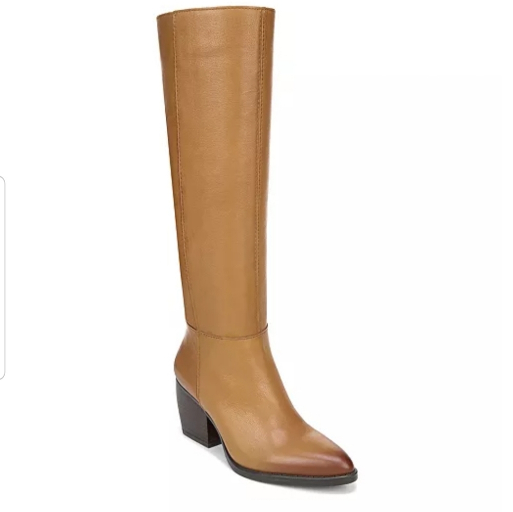 Naturalizer Fae Leather Wide Calf Boots - New!